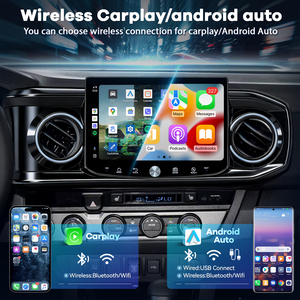 เครื่องเล่นดีวีดีในรถยนต์วิทยุรถยนต์ระบบมัลติมีเดีย11.5In ระบบนำทาง DSP Wireless CarPlay สำหรับ Toyota Tacoma 2016-2023 - Product Image 4