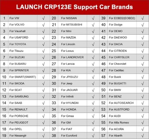 Lanciare la macchina dello Scanner CRP123E OBD2 che aggiorna gratuitamente il lettore di codici diagnostici per auto - Product Image 6