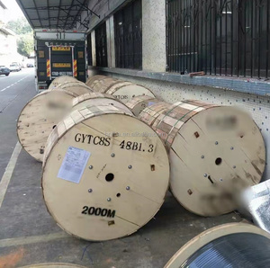 ตัวอย่างฟรี1เมตร GYXTC8Y มินิรูป8 2 4 8 12 24แกนสายเคเบิลเครือข่ายใยแก้วนำแสงอินเทอร์เน็ตทางอากาศและแลน
