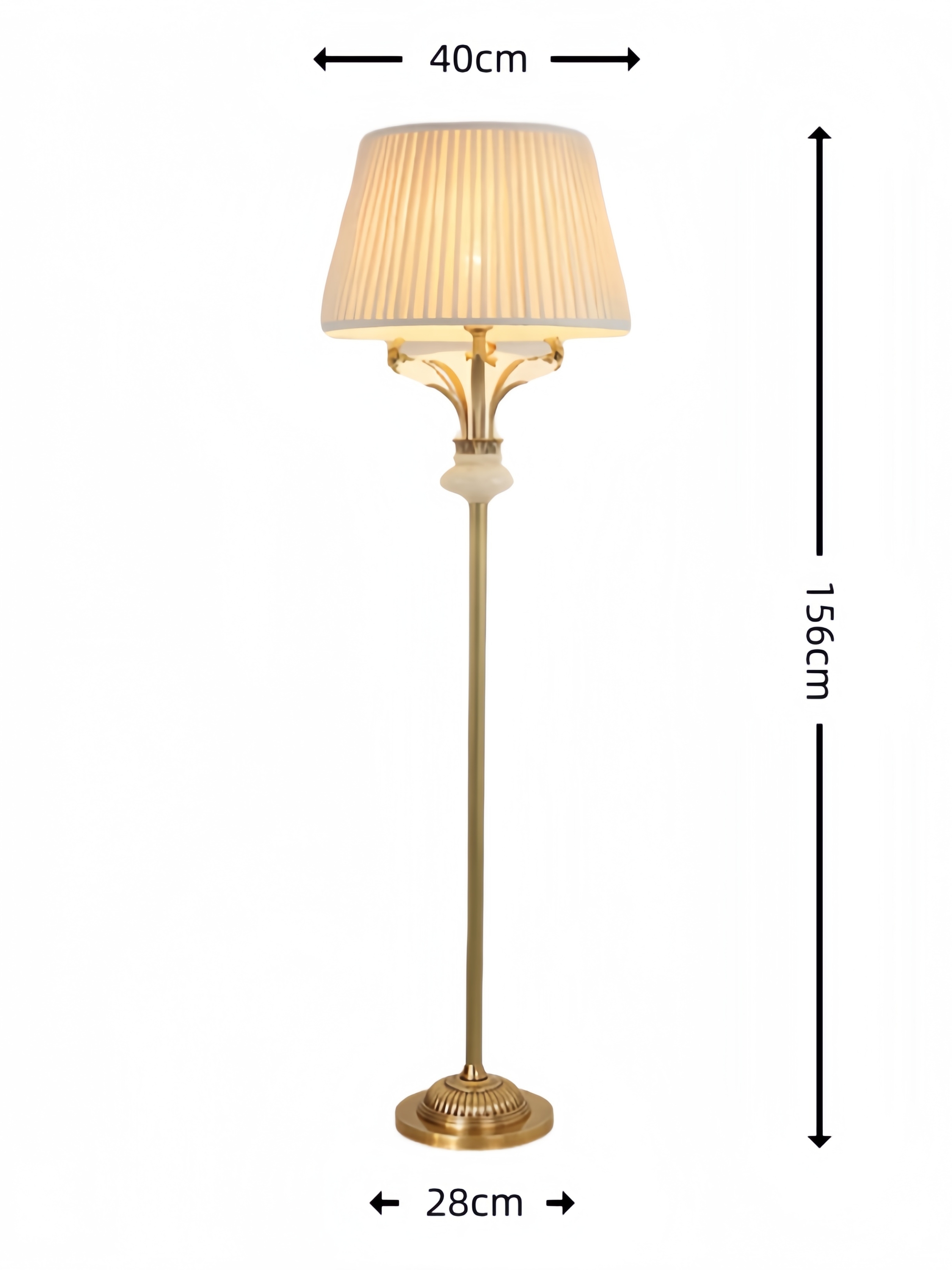 Lampada da terra A-oro