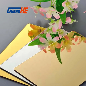 Shatterproof Mỏng Linh Hoạt 1220X2440 Cứng Bề Mặt Acrylic Gương Tấm Vàng Và Bạc Hai Cách Linh Hoạt Gương - Product Image 5