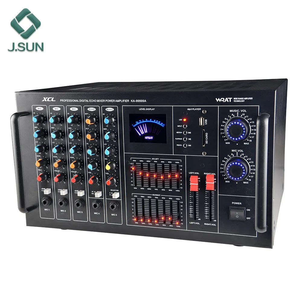 Profissional power mixer de áudio amplificador de linha de tubo para venda