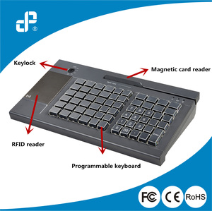 OEM 63 клавиши программируемая POS клавиатура с Msr и E-Lock Opos & Jpos - Product Image 6