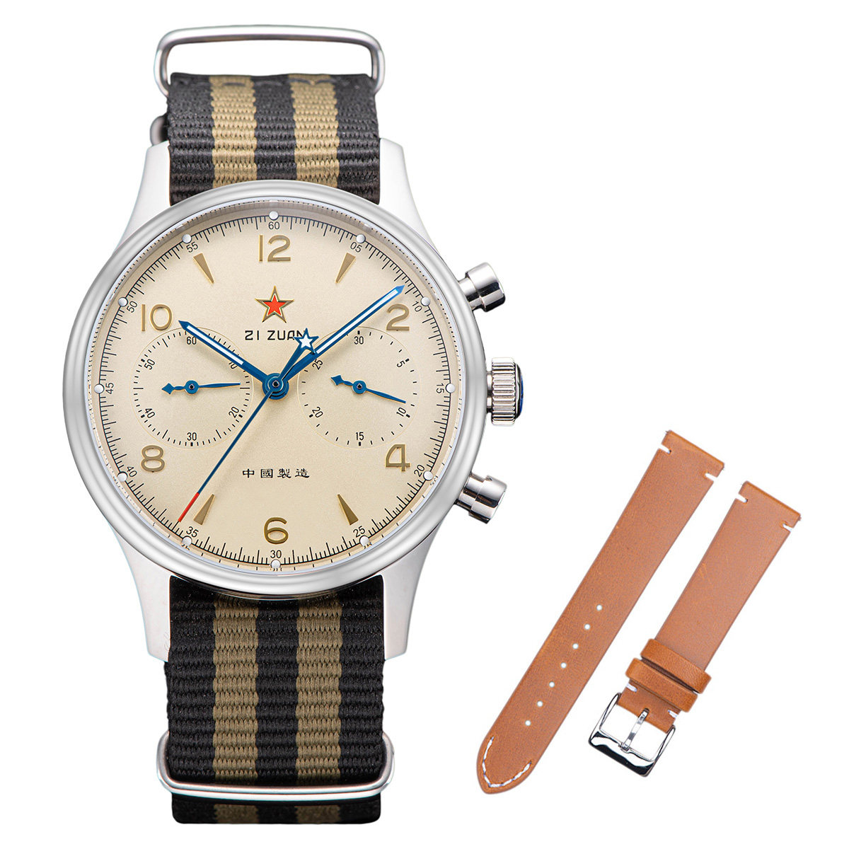 แซฟไฟร์สีน้ำตาลเรืองแสง 40 มม