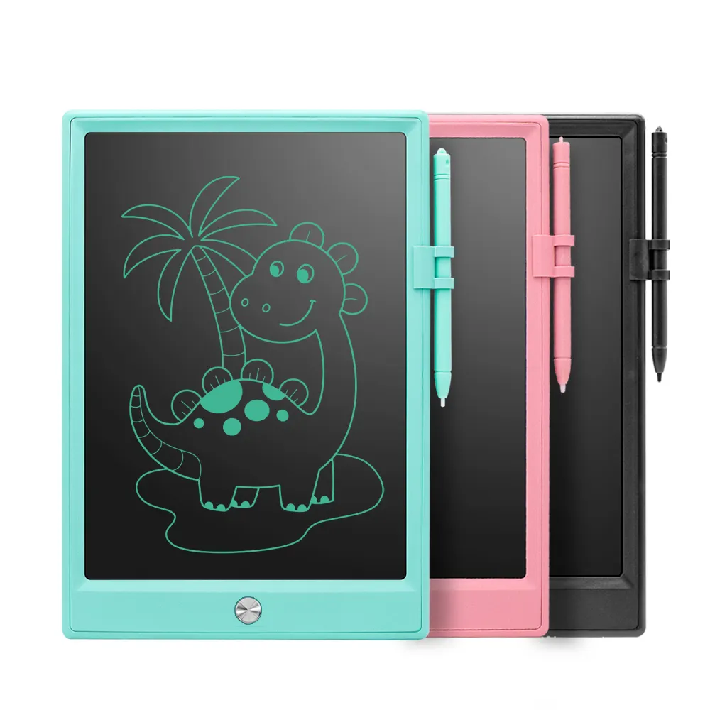 Tipos 10 pulgadas Tablet Memo Doodle tablero colorido eléctrico educación escritura a mano gráficos pad chico mágico dibujo LCD digital