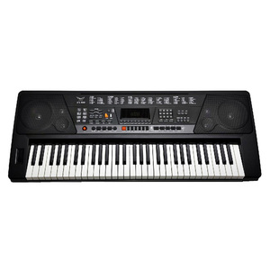 61键闭合钢琴键盘点亮键盘支持MP3MIDI键盘控制器钢琴配件 - Product Image 1