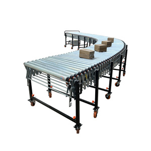 Flexible Roller <strong>Conveyor</strong> with Motor and Gravity Extendable and Foldable for <strong>Loading</strong> and <strong>Unloading</strong> Factory Price - Product Image 1