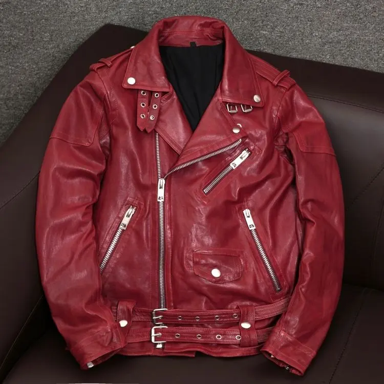 Custom New Arrival Fashion Design Classic Biker Jacket Motorcycle Pu Faux Leather Jacket Mens 4xl Coat