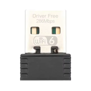QLOCOM Computer Hardware Software Wifi6 AX300M Receptor inalámbrico Dongle Tarjeta de red Mini USB Wifi Adaptador - Product Image 1