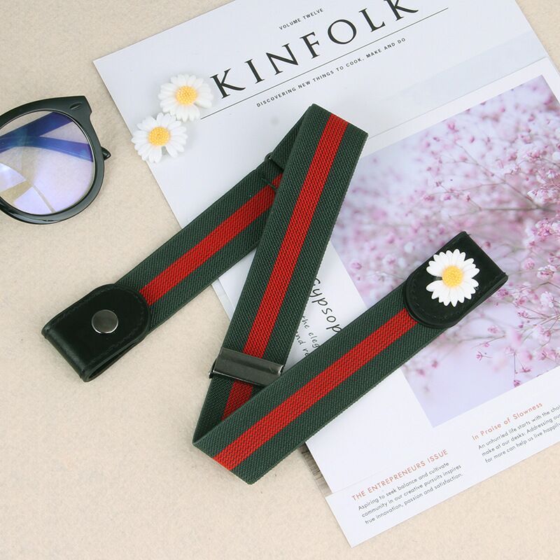 Rouge + vert + marguerite