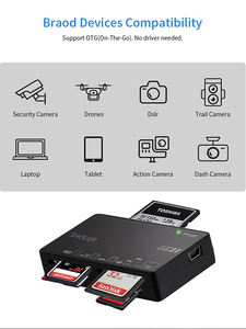 Çin üretici özelleştirilmiş toptan yüksek kalite hız çok 6 In 1 adaptörü Usb Sim Usb kart okuyucu Tf Tf tflash için - Product Image 4