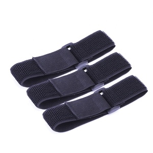 Custom Logo <strong>Elastic</strong> Webbing Fastener Straps Adjustable <strong>Hook</strong> and <strong>Loop</strong> Strap <strong>With</strong> Buckle - Product Image 2