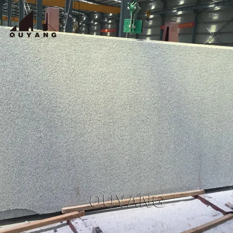 QUYANG gros pas cher bonne qualité gris sésame blanc G603 taille Standard granit grande dalle à vendre