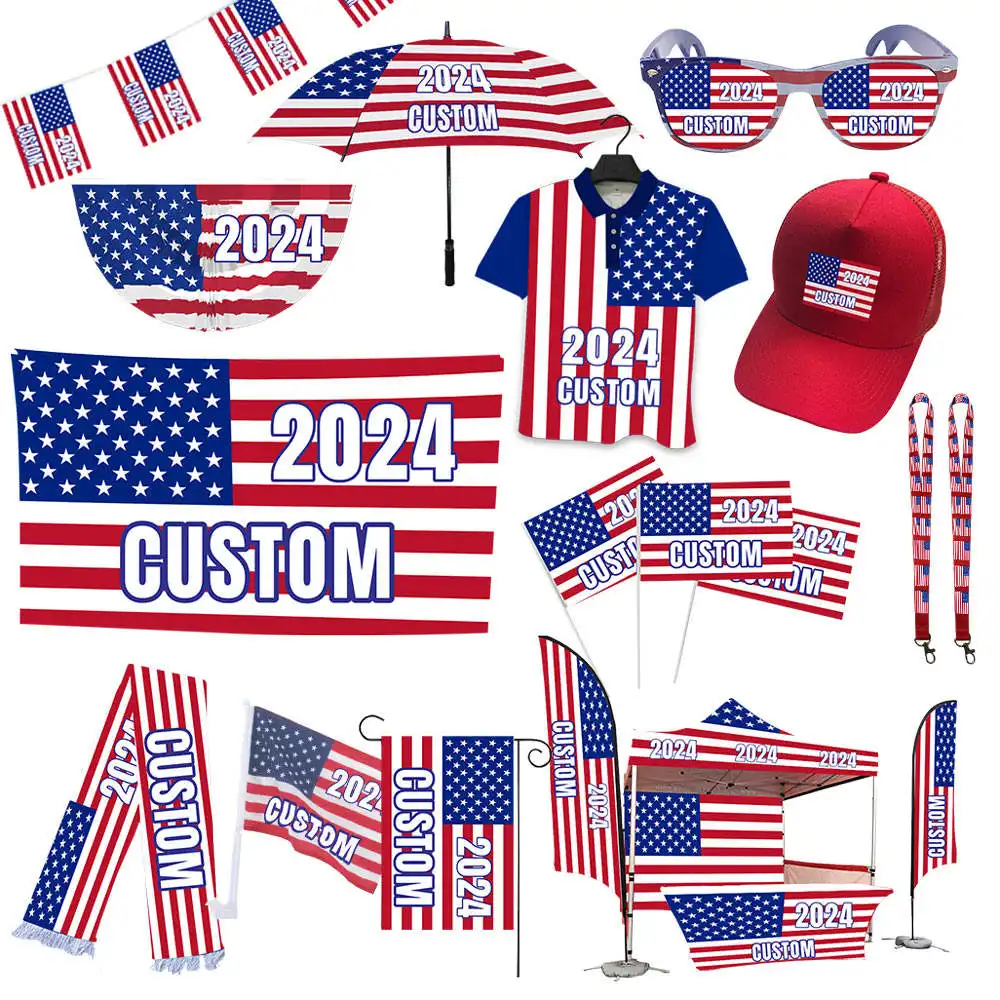 2024 Custom advertising campaign Printing USA President Election Election Campaign Promotional Items