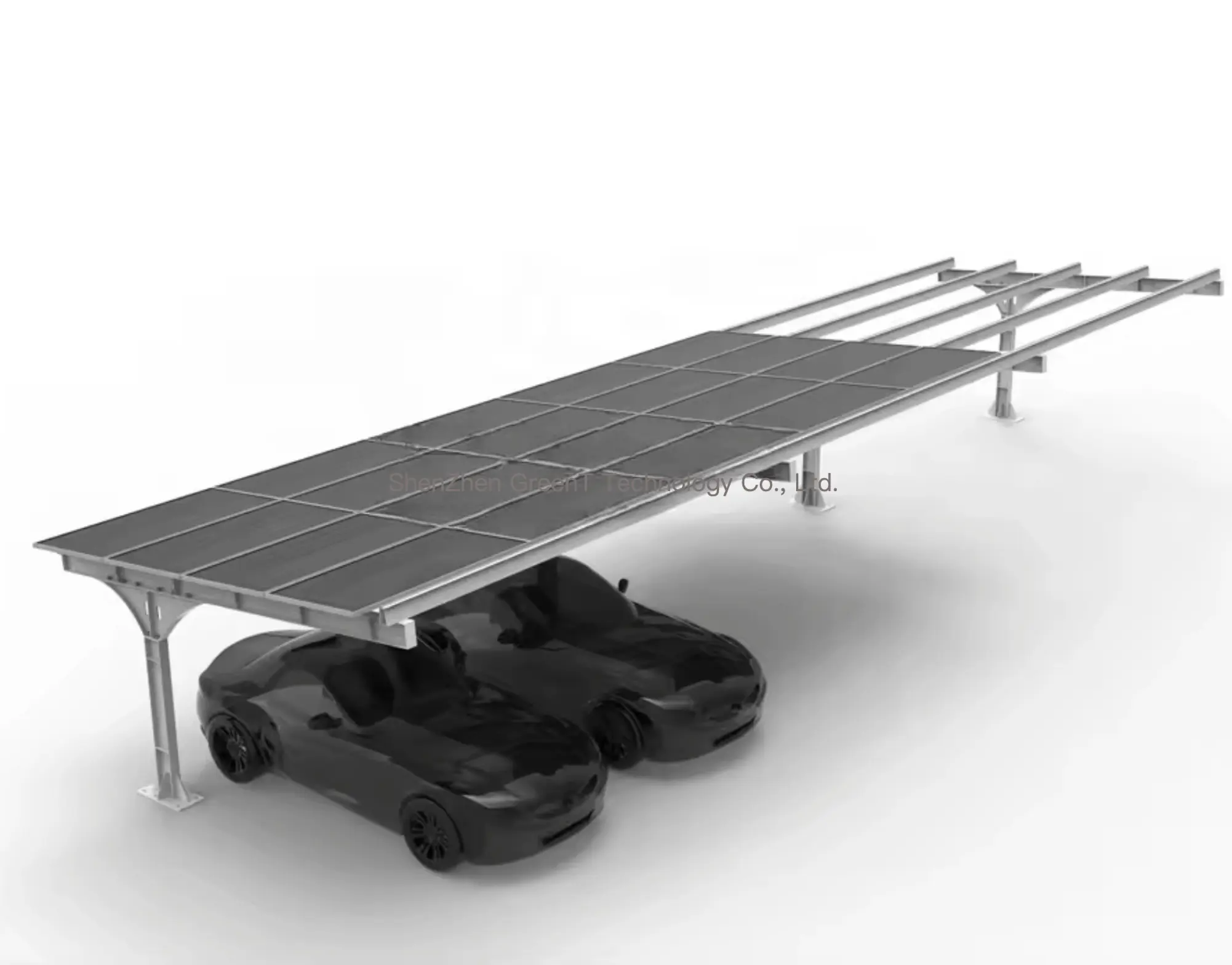 Carport Solar Mounting Structures Commercial Solar Powered Carport