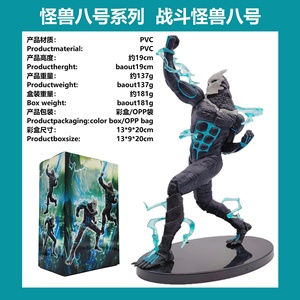 โมเดลอนิเมชันรูปสัตว์ประหลาด hibya Kafka 8 PVC, สินค้าใหม่ - Product Image 6