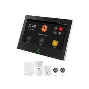 4G GSM WIFI Sistema de seguridad para el hogar Alarma Smart Home Alarma antirrobo Tuya Sistema seguro Pantalla de alta definición Red dual - Product Image 1