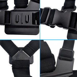 สายรัดหน้าอกรองรับ Go Pro HERO 8 /7/6/5/session/HERO 4/สีดำ/สีเงินสำหรับกล้องแอคชั่น Go Pro - Product Image 4