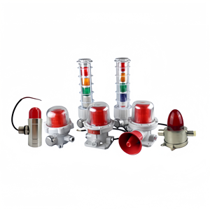 ATEX AC220V 5W WF1 WF2 Pole <strong>Mounted</strong> <strong>G3</strong>/4 Explosion Proof Siren Sound Warning Light System for Machine Detector - Product Image 4