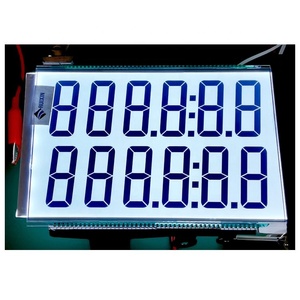 Custom Linee di Macchine A Gas Pannello di Due Righe 2 6 12 Cifre 7 Segmenti Monocromatico Distributore di Carburante HTN TN Display LCD per la Stazione di Carburante - Product Image 2