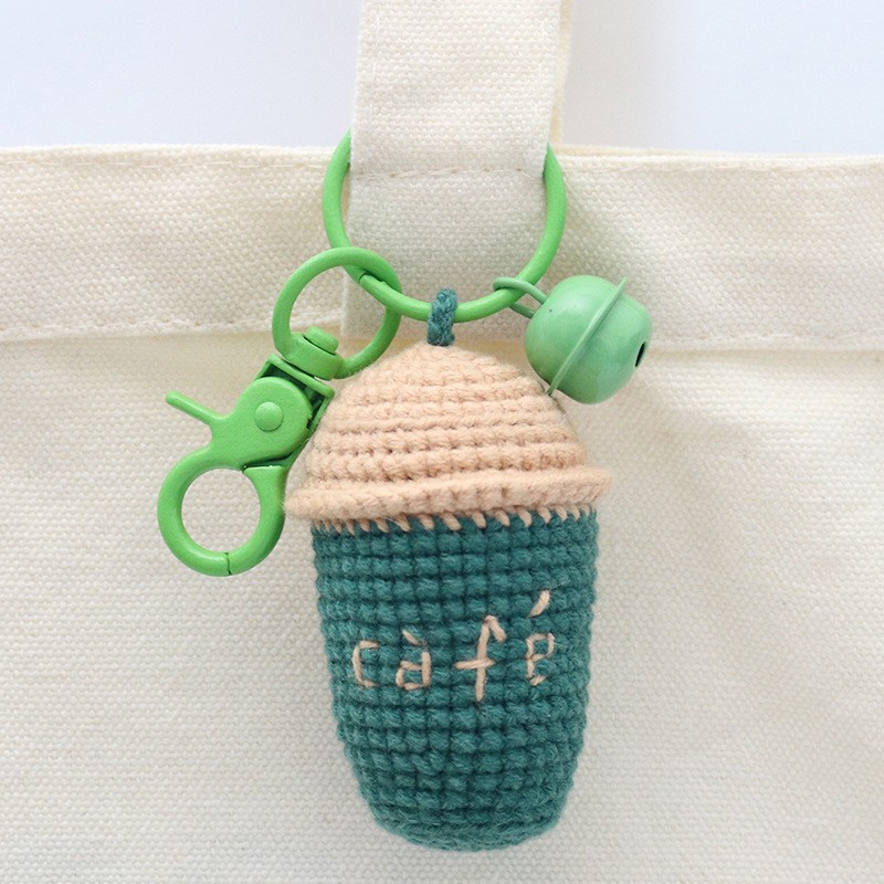 Boucle tête de chien tasse à café vert