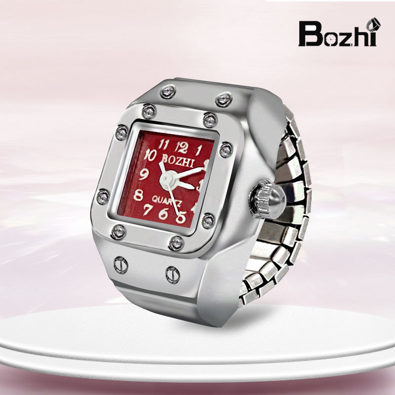 Small square red noodles