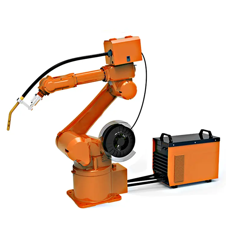 Factory China supplier industrial laser 1500MM 6Kg MIG welding pipe CNC robot arm for welding procedure 3D printing