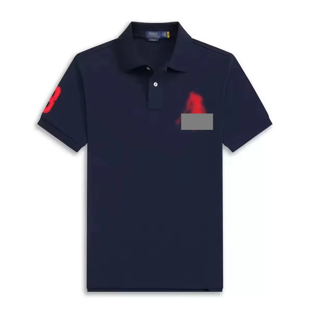 Etichetta rossa blu zaffiro