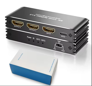 8K 60Hz HDMI 2,1 Splitter 1x2 4K 120Hz Ultra HD Splitter 1 fuente a 2 pantallas 1 en 2 salidas HDMI Splitter - Product Image 3