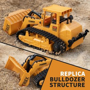 YX <strong>2</strong>.4GHz RC Bulldozer <strong>1</strong>/20 with LED Lights - Wireless Control for Boys 6-12+ 6 Channel - Product Image 3