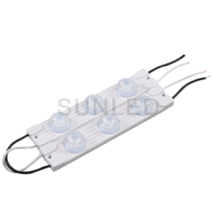 Sürücüsüz LED modülü SMD 5050 3 adet Epistar çip 5W güç IP67 soğuk beyaz mavi 110v/120v/220v AC 12v DC kanal mektup ışık kutusu - Product Image 6