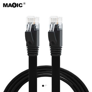 Fabrika OEM ucuz fiyat düz cat5 cat5e cat6 kedi 6 cat6e cat6A Ethernet kablosu LAN UPT Cat6e RJ45 ağ Patchcord kablo - Product Image 2