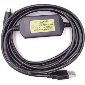 USB-SC09-FX cavo di programmazione da USB a Mini Din 8pin per adattatore mitMitsubishi MELSEC USB a RS422 per mitMitsubishi PLC FX3U FX Series - Product Image 1