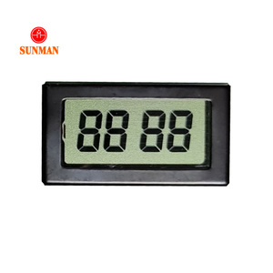 Materiale nuovo processo può essere personalizzato monocromatico 4 cifre 7 segmento tn connettore in gomma di silicone display lcd per pannello di controllo - Product Image 4