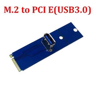 <strong>PCI</strong> E PCIe <strong>PCI</strong>-E USB 3.0 Port Female to NGFF M.2 M Male Network Adapter Converter Card Conversion Key 2280 - Product Image 2