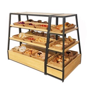 Tùy Chỉnh Thương Mại Siêu Thị Cửa Hàng Bánh Bánh Bánh Mì Thực Phẩm Uống Đồ Uống Rượu Vang Chai Hiển Thị Giá Đứng Tủ Kệ Trưng Bày - Product Image 1