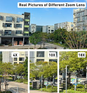 4 MP 18X变焦IP PTZ网络闭路电视摄像机室外防水彩色 & 红外高速圆顶安全摄像机无线安全系统 - Product Image 3