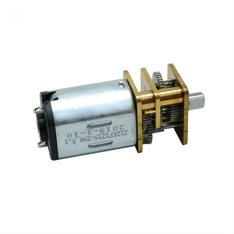 Motor de engrenagem de alta velocidade 6v 12v 12mm n20 mini escovado dc motor de engrenagem com caixa de redução para carro de brinquedo de avião