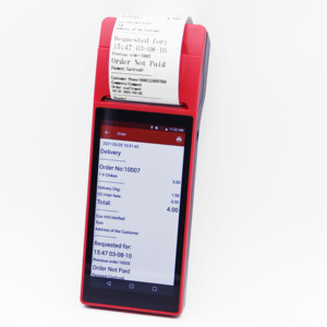 Goodcom6インチ支払いモバイルPosターミナルポータブルAndroid Pos、プリンター付き配送食品用 - Product Image 1
