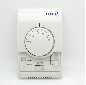 高効率ルームサーモスタットAC302F、電源電圧: 220VAC 50/60HZ