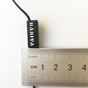 Custom <strong>Hang</strong> <strong>Tag</strong> <strong>String</strong> <strong>Loop</strong> Embossed Brand Name Logo Plastic Hangtag Seal <strong>String</strong> for Garment <strong>Tag</strong> - Product Image 4
