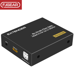 FJ-HUK20 Fjgear易于操作简单连接支持1920*1080P Hdmi至局域网高清Usb <span class=keywords><strong>Kvm</strong></span>光纤扩展器高达20千米