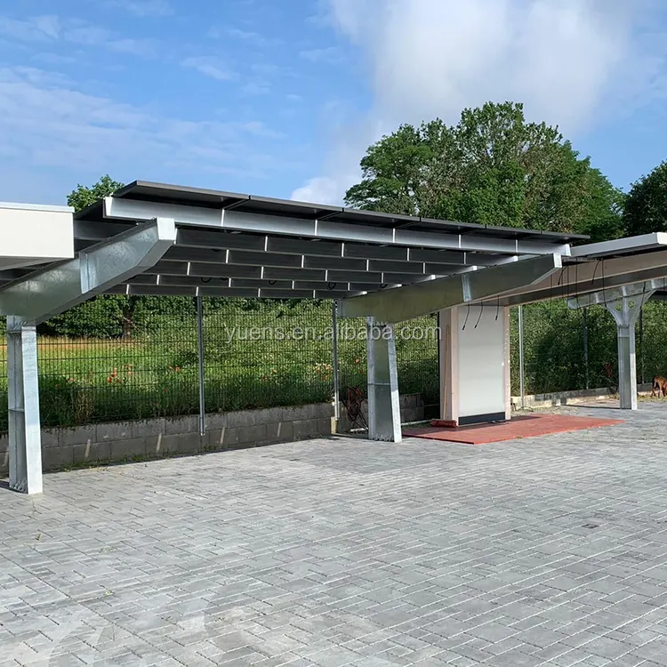 YUEN-S Solar panel Carport Solar Carport Struktur Solar Carport Montages ystem