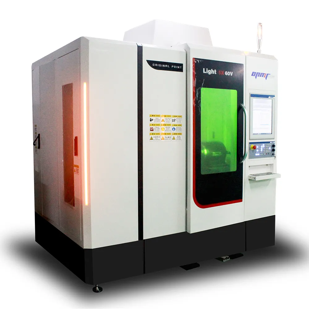 automotive tool CNC fiber laser cutting machines 100W vertical five-axis PCD tool CNC fiber laser processing center