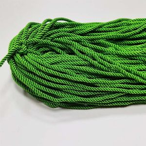 Multi-color Polyester Powder Twisted <strong>Cord</strong> Twisted Rayon <strong>Cord</strong> Satin Rope Silk Braid 100% Polyester <strong>5</strong> <strong>MM</strong>/ Custom Diameter - Product Image 3