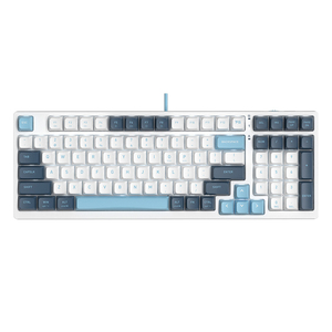 A4Tech FS300 Mechanical <strong>Keyboard</strong> FS Switch Quiet Typing Hot-Swappable White Backlit USB Interface Compatible Laptop <strong>Computers</strong> - Product Image 1
