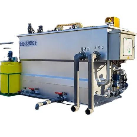 Equipamento de tratamento de esgoto daf, de aço carbono de alta qualidade para água salgada de aquacultura