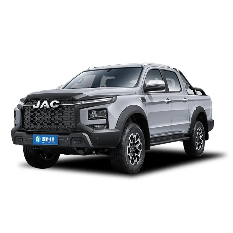 JACハントゥチャイニーズピックアップトラックガソリンおよびディーゼル高積載量4x4ガス貨物車新車