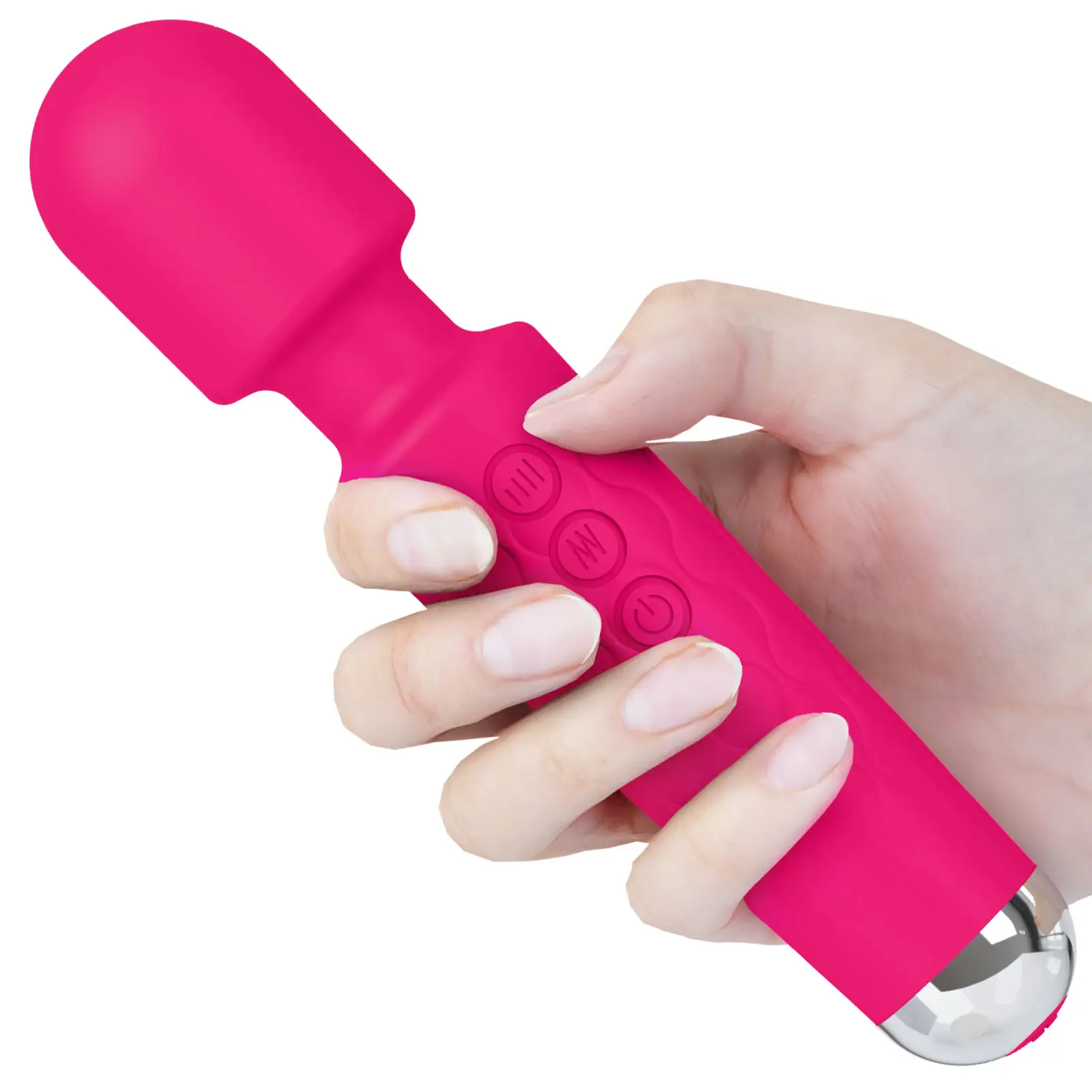 Hot Selling Silikon USB Rea charge Stong Leistungs starke Handheld AV Big Wand Männer Frauen Vibratoren Drahtloses Massage gerät