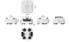 SLAMTEC akıllı Athena2.0 Robot şasi platformu 60 kg'a kadar yük kapasitesi - Product Image 4